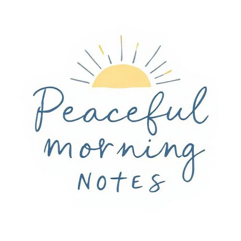 Peaceful Morning Notes